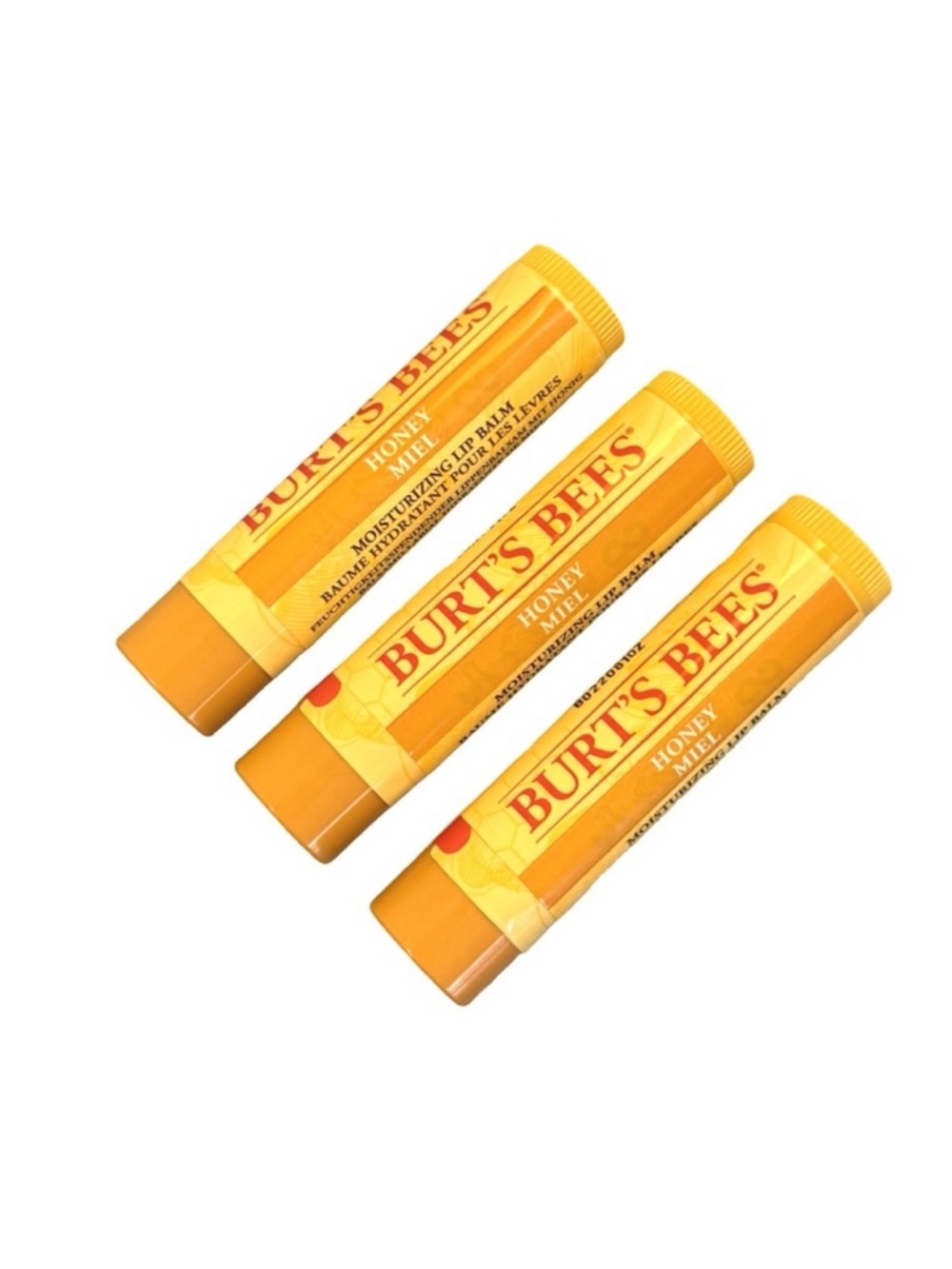 3 Burt Bee Honey Lip Balm